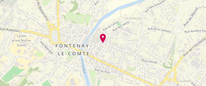 Plan de Accueil de loisirs Espace Juniors, 52 Rue des Loges, 85200 Fontenay-le-Comte