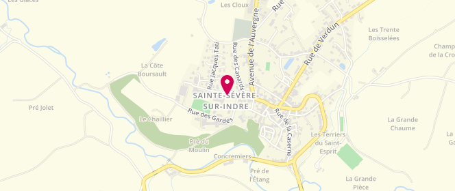 Plan de Accueil extrascolaire Familles Rurales de sainte Sévère, 1 Rue Pierre Nauron, 36160 Sainte-Sévère-sur-Indre