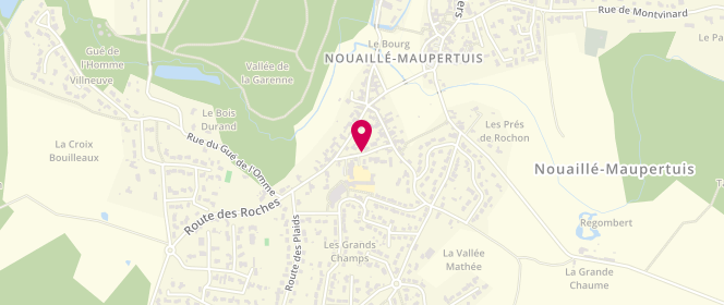 Plan de Accueil de loisirs périscolaire - Nouaillé, Rue des Écoles, 86340 Nouaillé-Maupertuis