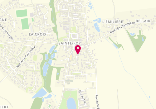 Plan de Centre de loisirs, 170 Allée du Choseau, 85150 Sainte-Foy