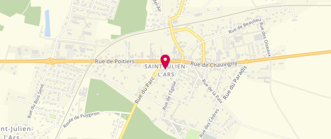 Plan de Espac'ados - saint Julien de l'Ars, parc de la Sapinette, 86800 Saint-Julien-l'Ars