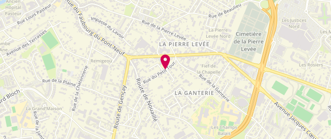Plan de Accueil périscolaire Maternel Petit Tour - Poitiers, 32 Rue Petit Tour, 86000 Poitiers