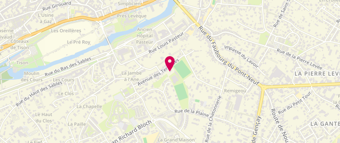 Plan de Accueil de loisirs - Patronage Saint Joseph - Poitiers, 13 Avenue des Terrasses, 86000 Poitiers