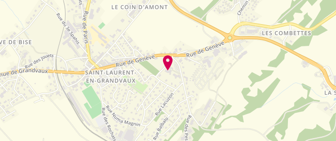 Plan de Accueil de loisirs Le Fouletot - Saint Laurent En Grandvaux, 2 Rue des Pesières, 39150 Saint-Laurent-en-Grandvaux