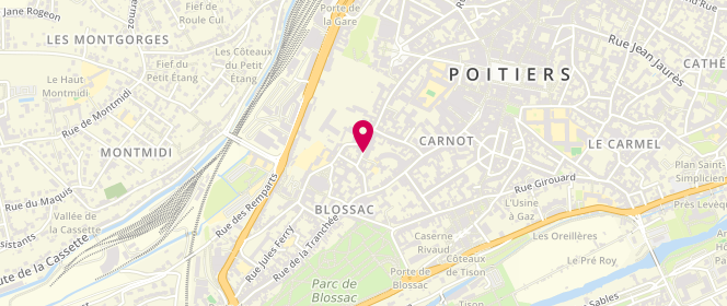 Plan de Accueil périscolaire Maternel Renaudot - Poitiers, 69 Rue Théophraste Renaudot, 86000 Poitiers
