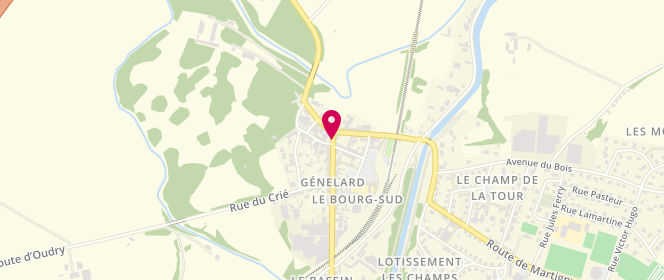 Plan de Accueil de loisirs périscolaire, Place Auguste Fournier, 71420 Génelard