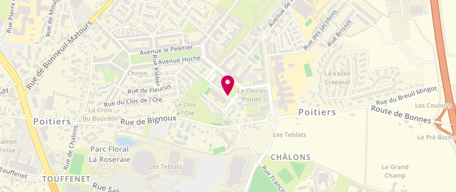 Plan de Accueil périscolaire Maternel Marcel Pagnol - Poitiers, 6 Rue Voltaire, 86000 Poitiers