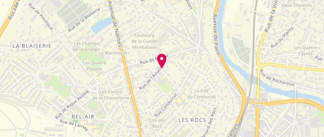Plan de Scouts Et Guides De France-Groupe Pictavie-Poitiers, 13 Rue de l'Aviation, 86000 Poitiers