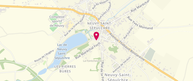 Plan de Accueil périscolaire de Neuvy saint Sépulchre, 5 Vielle Route, 36230 Neuvy-Saint-Sépulchre