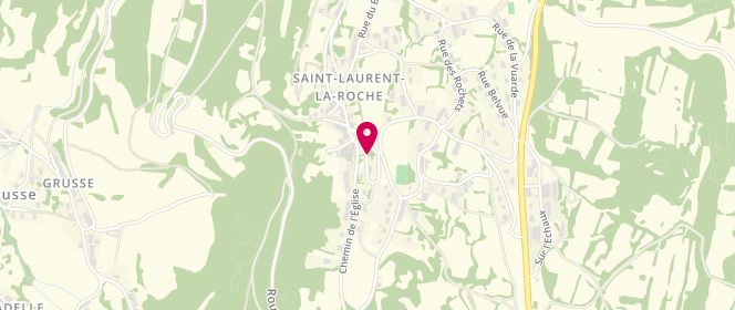 Plan de Accueil de loisirs - La Chailleuse, 1 Rue de l'Ecole - Saint Laurent la Roche, 39270 La Chailleuse