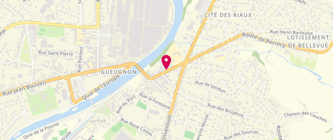 Plan de 123 Vacances Gueugnon, Ecole Jean Moulin Rue Danton, 71130 Gueugnon