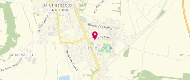 Plan de Accueil de loisirs Cc Sud Cote Chalonnaise, 2 Rue Joly Coeur, 71460 Saint-Gengoux-le-National