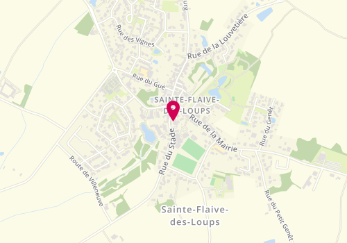 Plan de Au Pays des Loustics, 5 Bis Rue du Stade, 85150 Sainte-Flaive-des-Loups