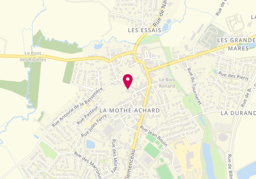 Plan de Les Achard'nés, 2 Rue Victor Hugo, 85150 Les Achards