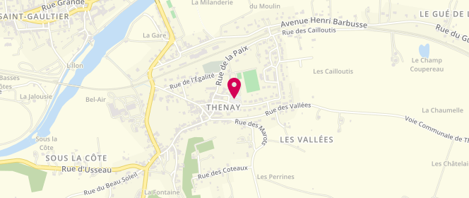 Plan de Accueil périscolaire de Thenay, 3 Place Alexandre Beurier, 36800 Thenay