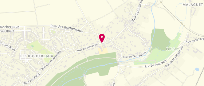 Plan de Accueil de loisirs périscolaire Maternelle Robert Desnos, 96 Rue de Nanteuil, 86440 Migné-Auxances
