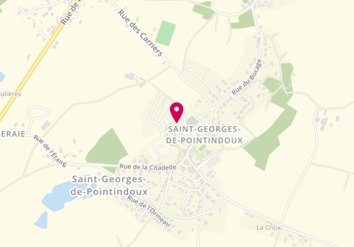 Plan de Accueil périscolaire saint Georges de Pointindoux, Rue de la Chesnaie, 85150 Saint-Georges-de-Pointindoux