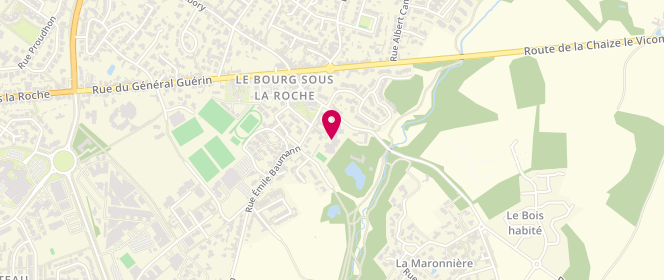 Plan de Groupe scolaire Marcel Pagnol, 15 Rue Emile Baumann, 85000 La Roche-sur-Yon