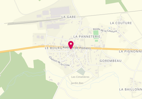 Plan de Accueil périscolaire, 40 Route de Poitiers, 86190 Chalandray