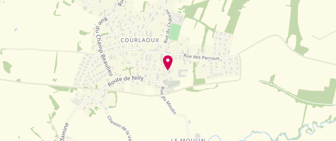 Plan de Accueil de loisirs De Courlaoux - Courlaoux, 133 Rue des Ecoles, 39570 Courlaoux