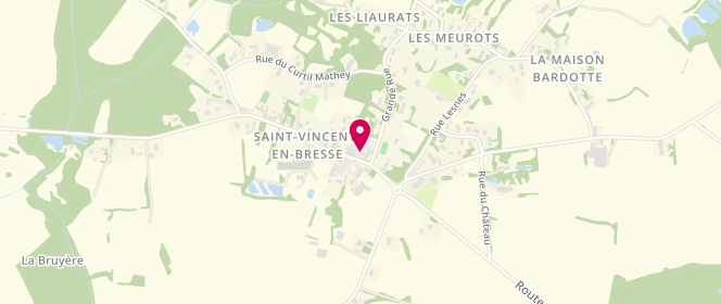 Plan de Accueil de loisirs Canton De Montret, Le Bourg, 71440 Saint-Vincent-en-Bresse