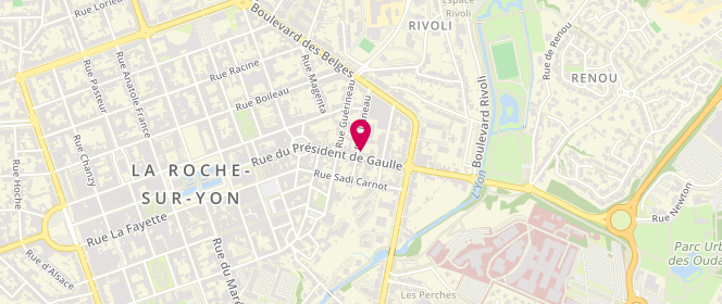Plan de Groupe scolaire André Malraux-Jean Roy, 4 Rue Luneau, 85000 La Roche-sur-Yon
