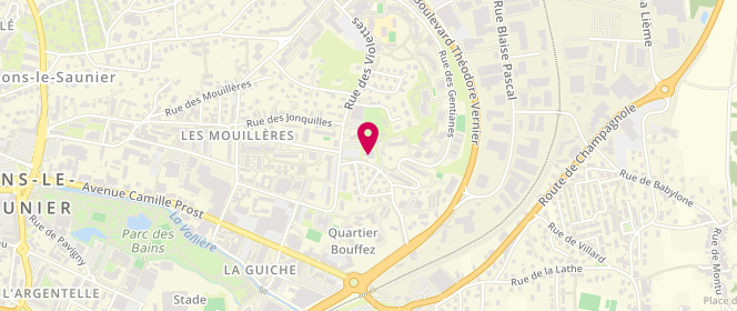 Plan de Accueil de loisirs Scouts et Guides de France - Lons, 1 Rue des Baronnes, 39000 Lons-le-Saunier