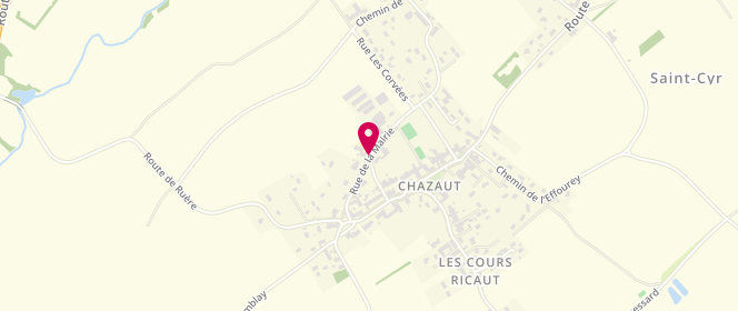 Plan de Accueil de loisirs Sivu Saône Et Grison Jeunesse, Rue Rue de la Mairie, 71240 Saint-Cyr