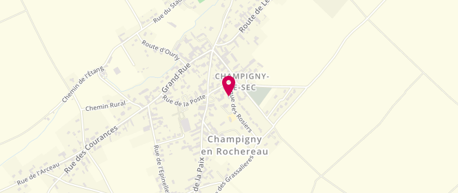 Plan de Accueil de loisirs Maternel Champigny en Rochereau, 1 Ter Rue des Rosiers, 86170 Champigny en Rochereau