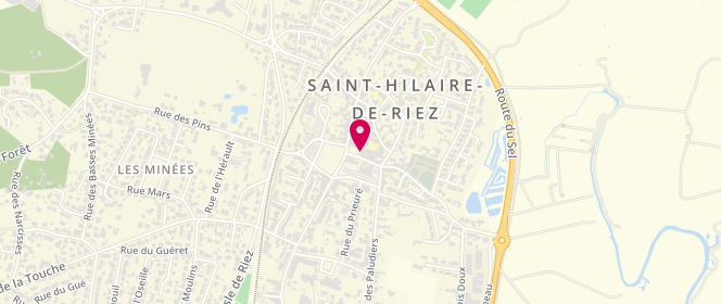 Plan de Accueil périscolaire, Place de l'Eglise, 85270 Saint-Hilaire-de-Riez