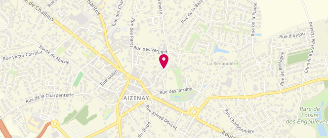 Plan de Accueil de loisirs Chouette et Cie, Rue du Bourg Aux Moines, 85190 Aizenay