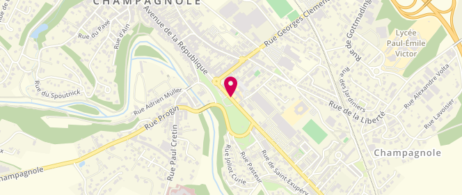 Plan de Accueil de loisirs Boulevard - Champagnole, 89 Avenue de la République, 39300 Champagnole