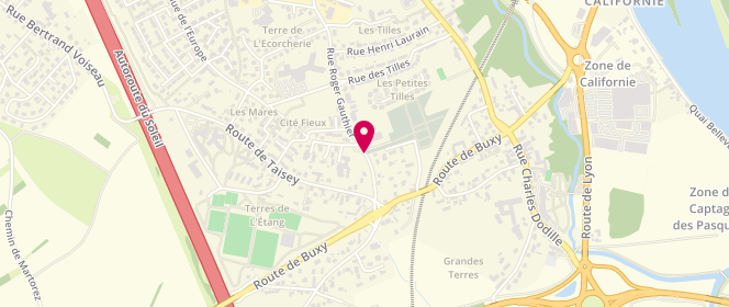 Plan de Accueil de loisirs Escale Saint Remy, 7 Rue Roger Gauthier, 71100 Saint-Rémy