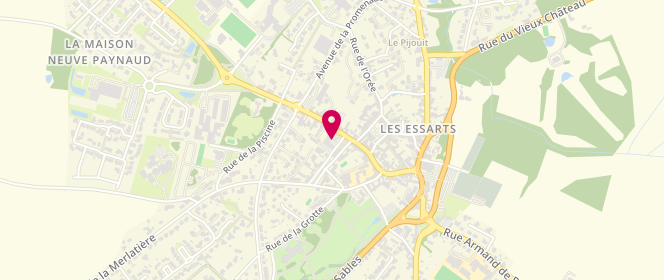Plan de Accueil de loisirs Accueil Juniors, 51 Rue Georges Clemenceau, 85140 Essarts-en-Bocage