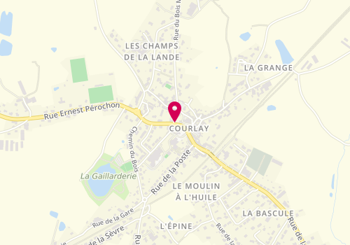 Plan de Accueil périscolaire Les Cour'lutins, 34 Rue Salliard du Rivault, 79440 Courlay