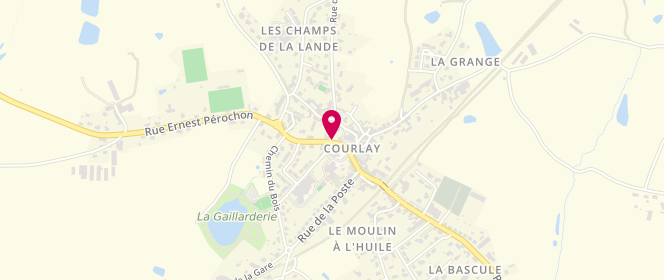 Plan de Accueil de loisirs du mercredi Les Cour'lutins, 34 Rue Salliard du Rivault, 79440 Courlay