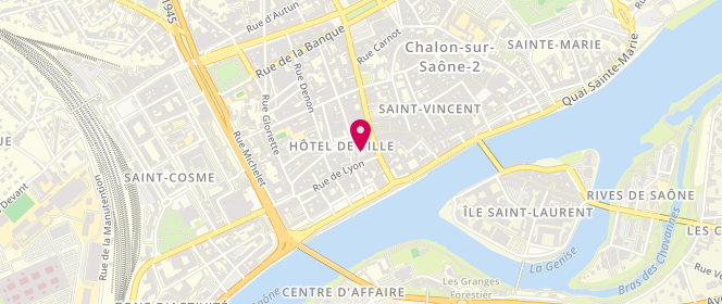 Plan de Centre de loisirs Adoléscents, Pôle Tertiaire Cours Marcel Pagnol, 71100 Chalon-sur-Saône