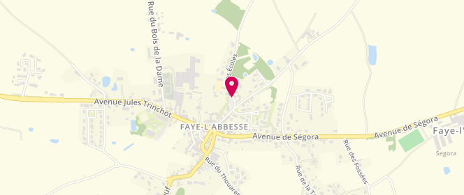 Plan de Accueil de loisirs Et périscolaire Afr De Faye L'abbesse, 4 Route des Écoles, 79350 Faye-l'Abbesse