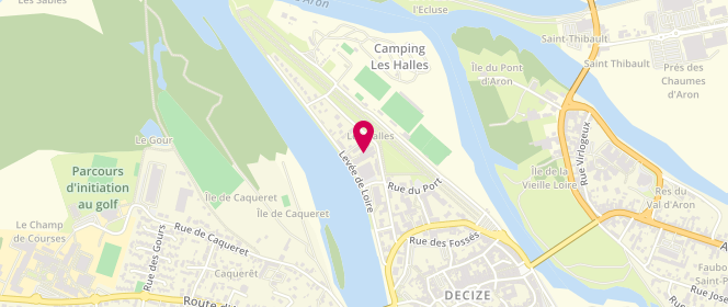 Plan de Csc Les Platanes, 9 Levée de Loire, 58300 Decize