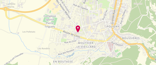 Plan de Accueil de loisirs Poligny Brel, Place Loullier, 39800 Poligny