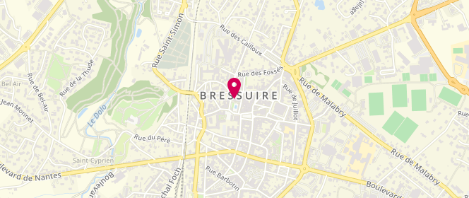 Plan de Accueil de loisirs Et périscolaire De saint Porchaire - Bressuire, 11 Rue du Champ de Paille, 79300 Bressuire
