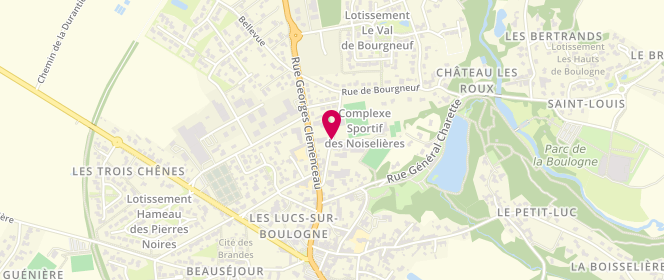 Plan de Accueil de loisirs L'Ile aux Enfants, Rue des Vignes Gâtes, 85170 Les Lucs-sur-Boulogne