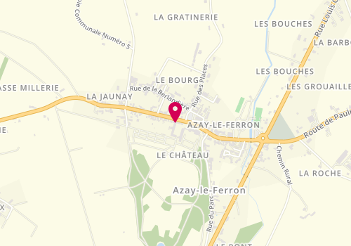 Plan de Cpie Brenne Berry - Club Nautre, 35 Rue Hersent Luzarche, 36290 Azay-le-Ferron