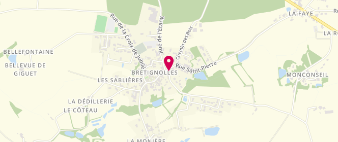Plan de Accueil périscolaire Familles Rurales De Bretignolles, 50 Rue Saint Pierre, 79140 Bretignolles