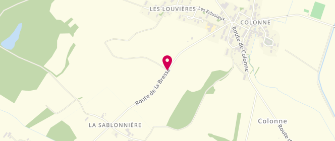 Plan de Accueil de loisirs Colonne, Route de la Bresse, 39800 Colonne
