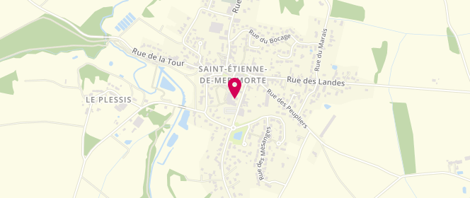 Plan de périscolaire - Les Gamines Rient, 6 Rue des Vallees, 44270 Saint-Étienne-de-Mer-Morte