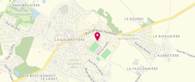 Plan de Accueil de loisirs la Gaubretière, 1 Rue du Grenier, 85130 La Gaubretière