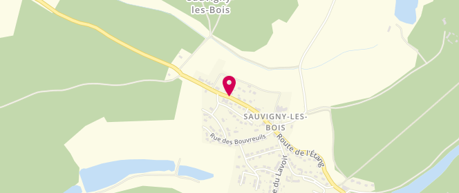Plan de Accueil de loisirs Sauvigny Les Bois, Place Neuhausel, 58160 Sauvigny-les-Bois