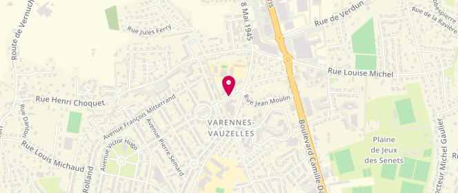 Plan de Alsh-Varennes-Vauzelles, 54 Avenue Louis Fouchère, 58640 Varennes-Vauzelles