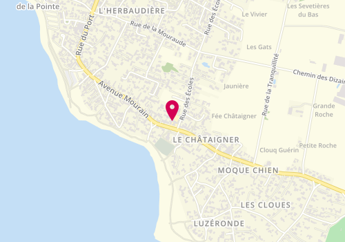 Plan de Accueil périscolaire de l'Herbaudiere, 1 Rue des Ecoles, 85330 Noirmoutier-en-l'Île